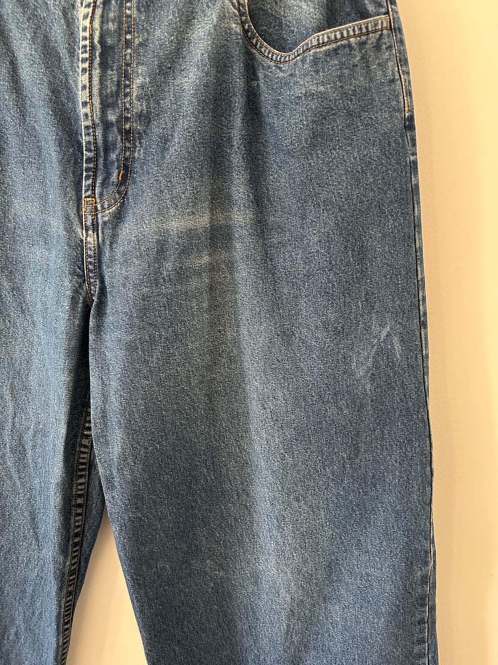 Vintage Tommy Hilfiger Jeans Women’s 14 Barrell Leg High Waisted Velvet Trimmed - Picture 15 of 16